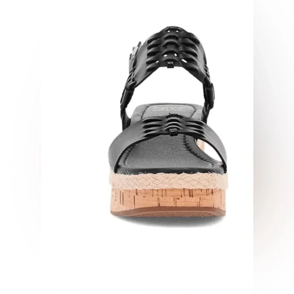 Frye and Co. Size 10 Women’s Black Lavish Wedge Sandal. New With Tags. - Picture 5 of 10